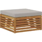 vidaXL Buiten Voetenbank Massief Acacia Hout Naturel