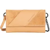 Spikes & Sparrow Spikes en Sparrow Mini Crossbody / Wallet Portemonnee RFID Flower Camel