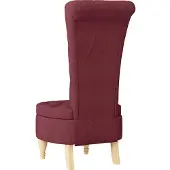 vidaXL Slipperstoel Wijnrood 56,5 x 70 x 110 cm Stof