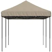 vidaXL Partytent Taupe 292 x 580 x 315 cm Oxford Stof