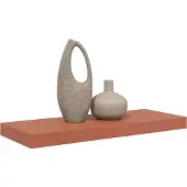 vidaXL Wandplank Muurmontage Rood 60 x 23,5 x 3,8 cm Bewerkt hout