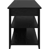 vidaXL TV-stand Zwart Eiken 100 x 40 x 50 cm