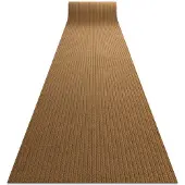 Dywany Łuszczów Ceylon Deurmat Kokos Bruin Gestreept 100x590 cm - Antislip