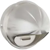 vidaXL Luchtventilatieroosters 2 st zilver 200 mm Roestvrij staal