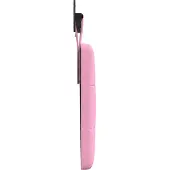 vidaXL Hangend hoofdbord Roze Stof