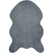 vidaXL Antislip vloerkleed van imitatie konijnenbont OLITE 50 x 80 cm