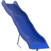 vidaXL Glijbaan 210x40 cm polypropeen blauw