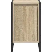 vidaXL Nachtkastje Sonoma 39,5 x 30 x 50 cm Bewerkt hout