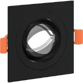 vidaXL Spotje 12 st Zwart 9 x 9 x 2 cm Aluminium