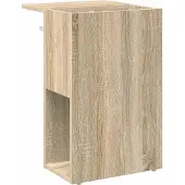 vidaXL Bijzettafel Sonoma Eik 35 x 40 x 55 cm Bewerkt hout