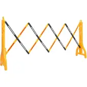 vidaXL Verkeersbarrière inklapbaar 250x38x96 cm geel en zwart