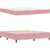 vidaXL Bedframe Roze 180 x 200 cm Stof