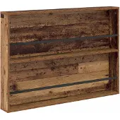vidaXL Tijdschriftenrek Oudhout 100 x 12 x 70 cm Bewerkt hout