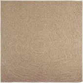 vidaXL Vloerkleden Moiré Vierkant AGIRA Naturel 200 x 200 cm Polyester