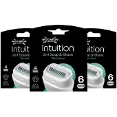 Wilkinson 3x Intuition 2in1 Soap and Shave Navulmesjes 6 stuks