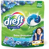 Dreft 6x 4in1 Wasmiddel Capsules Blue Dream 42 Stuks