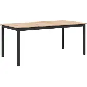 vidaXL Eettafel Naturel 180 x 90 x 75 cm Massief grenenhout