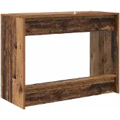 vidaXL Bed Bureau Oud hout Bewerkt hout 100 x 45 x 75 cm