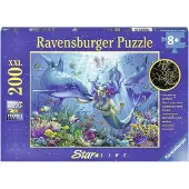 Ravensburger Puzzle phosphorescent - Paradis sous-marin lumineux, 200 pièces