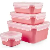 Tefal MasterSeal Colour - Vershouddozenset - 4-delig - Roze - 100% Lekvrij