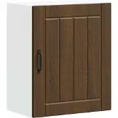 vidaXL Keukenwandkasten 2 st Lucca bewerkt hout bruin eikenkleurig
