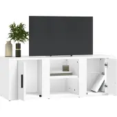vidaXL Tv-meubel 100x31,5x35 cm bewerkt hout wit