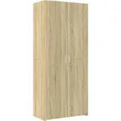 vidaXL Hoge kast 80x42,5x185 cm bewerkt hout sonoma eikenkleurig