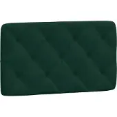vidaXL Hoofdbordkussen 80 cm fluweel donkergroen
