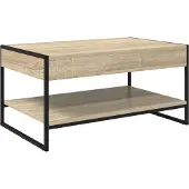 vidaXL Salontafel Sonoma 80 x 50 x 40 cm Bewerkt hout