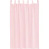 vidaXL Gordijnen voile met lussen 2 st 140x175 cm lichtroze