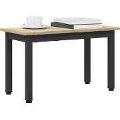 vidaXL Salontafel Sonoma 60 x 30 x 36 cm Bewerkt hout