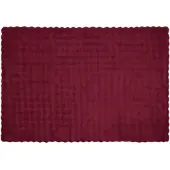 vidaXL Antislip deken van imitatie konijnenbont Olite Bordeaux Rood
