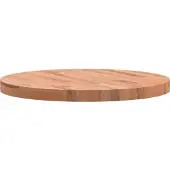 vidaXL Tafelblad rond Ø60x4 cm massief beukenhout