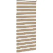vidaXL Zebra Blind 110x230 cm stofbreedte 105,9 cm polyester zandbruin