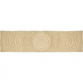 vidaXL Vloerkleden Wit 60 x 400 cm Jute