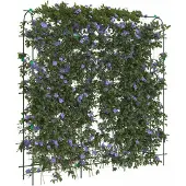 vidaXL Plantenklimrekken 2 st U-frame staal