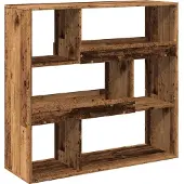 vidaXL Boekenkast / kamerscherm 100x33x94,5 cm oud houtkleurig