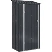 vidaXL Tuinhuizen, antraciet, 103 x 74 x 200 cm, metaal