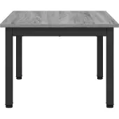 vidaXL Salontafel, grijze Sonoma-kleur, 60 x 50 x 36 cm, houtvezel