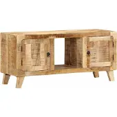 vidaXL Tv-meubel 105x46x32 cm massief ruw mangohout