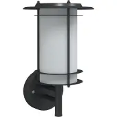 vidaXL Buitenwandlamp roestvrij staal zwart