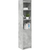 vidaXL Highboard 37,5x35x180 cm spaanplaat betongrijs