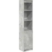 vidaXL Highboard 37,5x35x180 cm spaanplaat betongrijs