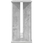 vidaXL Bijzettafel Beton Grijs 35 x 25 x 50 cm Bewerkt hout