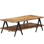 vidaXL Salontafel 115x60x40 cm massief mangohout