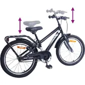 vidaXL Kinderfiets 18 Inch voor 5-7 jaar oud Zwart