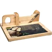 Secret De Gourmet Vleeswaren Snijmachine met Snijplank - 28,7 x 10,3 cm, Houtkleur