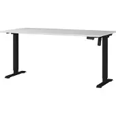 Germania Profi 3.0 Elektronisch In hoogte verstelbaar Bureau Lichtgrijs 1.600 (B) x 800 (D) x 1.180 (H) mm