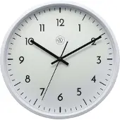 Nextime nXt Easy Big – Wandklok – 30 cm – Plastic – Wit – Stil