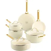 Greenpan Padova Reserve Pannenset 10-delig Cream White